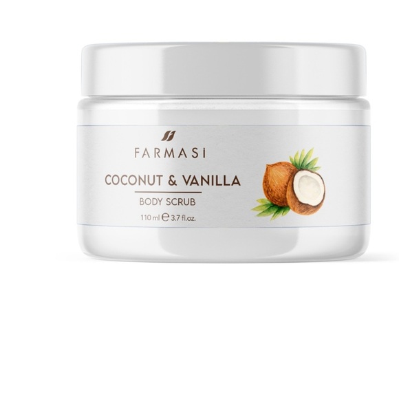 Farmasi Coconut & Vanilla Body Scrub in Cream Packaging - Picture 5 of 7